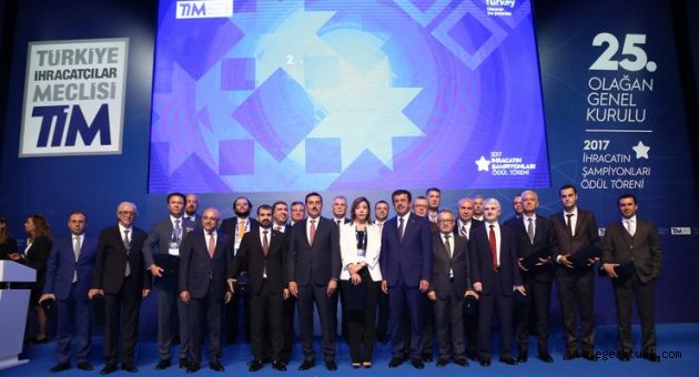 Egeli ihracat şampiyonlarına ödül yağmuru