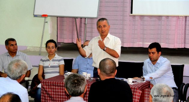 Eker Manisalı Muhtarları dinledi