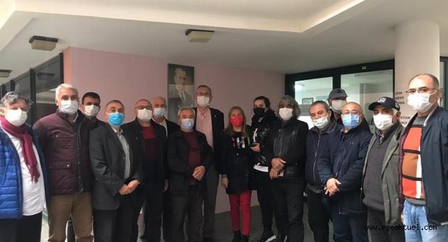 Emeklilerden Sertel’e teşekkür plaketi