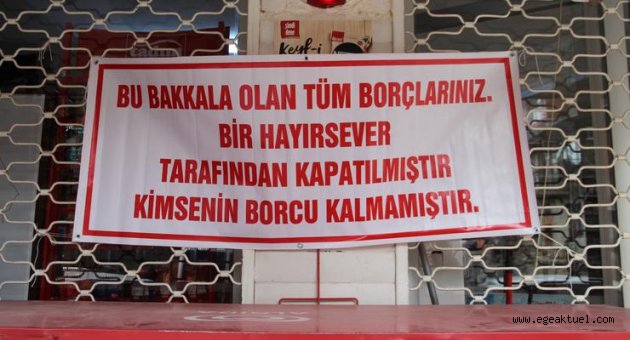 Gizemli hayırsever İzmir’de de ortaya çıktı: Tüm veresiye borçlarını ödedi