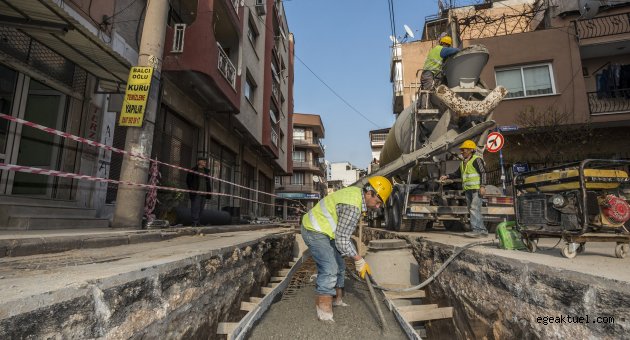 Gültepe’deki yağmur suyu sorunu çözülüyor