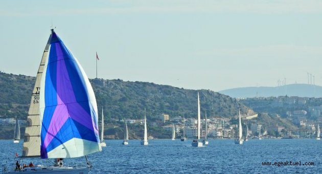 Güz Trofesi'nin son yarışları Çeşme'de gerçekleştirildi