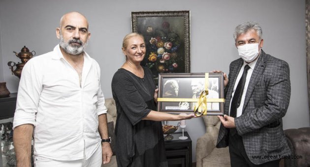 Hayvan Dostu Gündüz Çiftine Başkandan ‘İnce’ Ziyaret