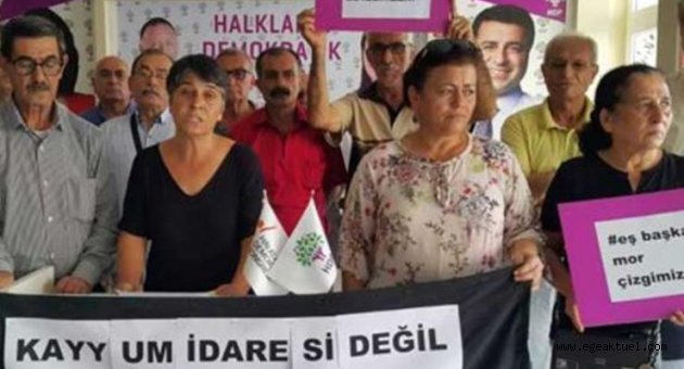 HDP'nin İzmir'deki kayyum protestosuna 6 gözaltı