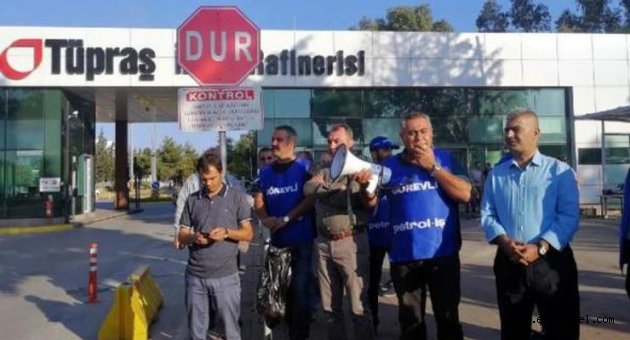 İş bırakma eylemi tam güne çıktı