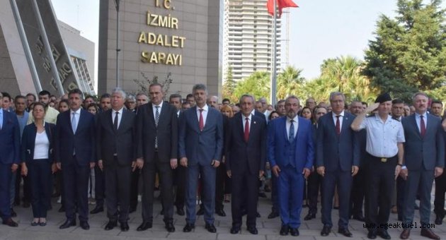 İzmir Adliyesi'nde adli yıl açılış töreni