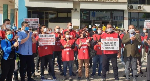 İzmir Büyükşehir Belediyesi'nde işten atılan işçiler için ortak mücadele çağrısı