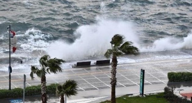 İzmir için fırtına ve kar uyarısı