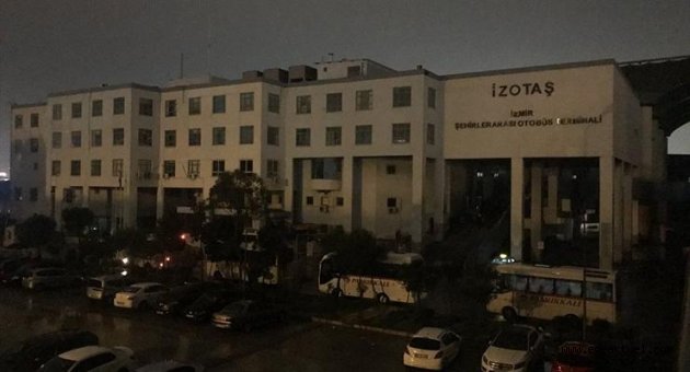 İzmir Otogarı'nda 34 sonra elektrikler geldi