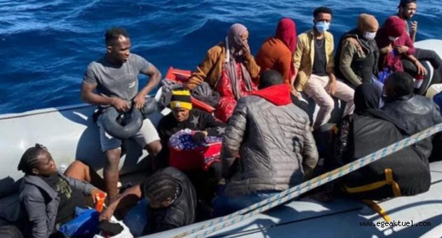 İzmir'de 19 düzensiz göçmen yakalandı