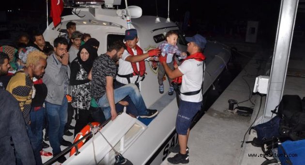 İzmir'de 42 düzensiz göçmen yakalandı 
