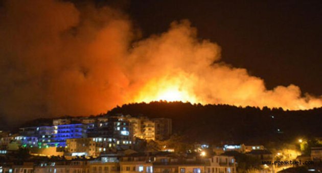 İzmir'de alevli gece! Ailesini kızıp, ormanı ateşe verdi!