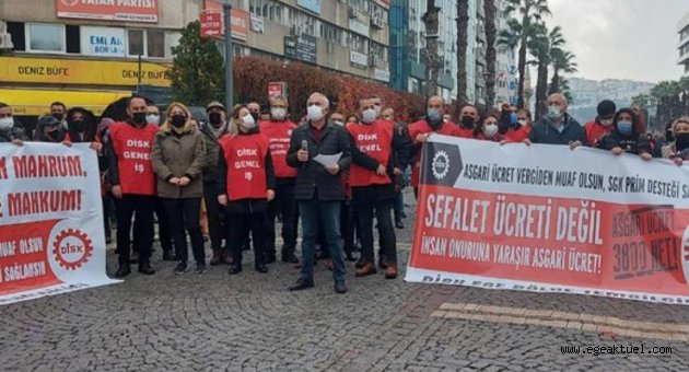 İzmir'de asgari ücret tepkisi: Hesabını sandıkta soracağız