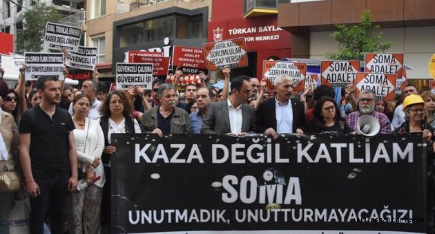 İzmir'de 'Soma' eylemi: Kaza değil katliam!