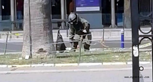 İzmir'de şüpheli çanta paniği