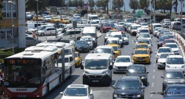 İzmir'de trafiğe kayıtlı araç sayısı belli oldu
