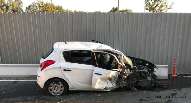 İzmir'de trafik kazası: 4 yaralı