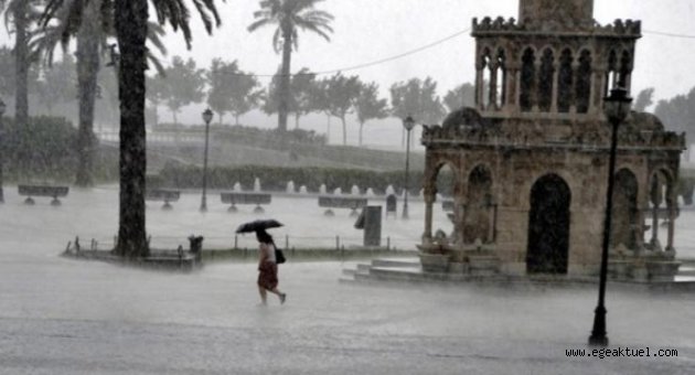 İzmir'e şiddetli yağış uyarısı!