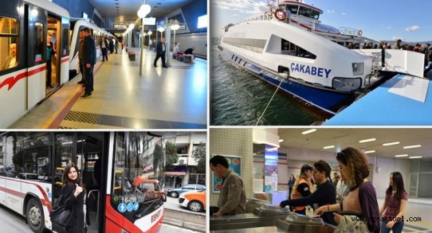 İzmirliler bayramda toplu ulaşımdan ücretsiz yararlanacak