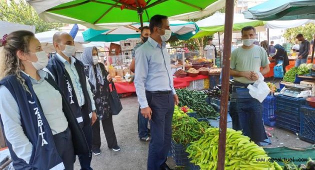 Karabağlar’da koronavirüs denetimleri ara vermiyor