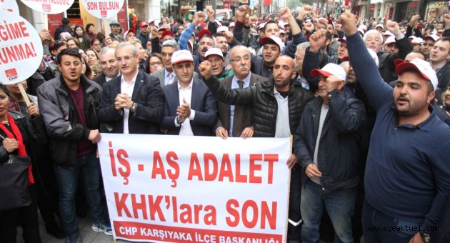 Karşıyaka KHK için yürüdü