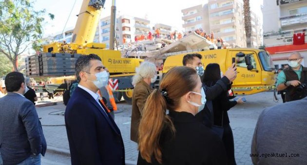 Menderes’te Deprem Mesaisi