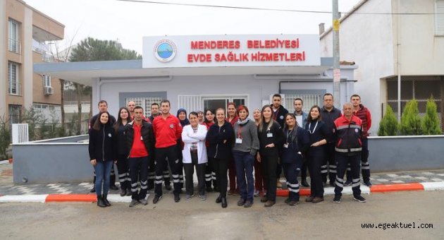 Menderes’te evde sağlık hizmetleri yeni yerinde