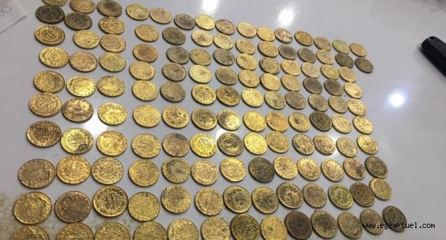 Menemen'de tarihi eser kaçakçılarına baskın