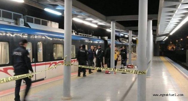 Metro hattına atlayan kişi feci şekilde can verdi