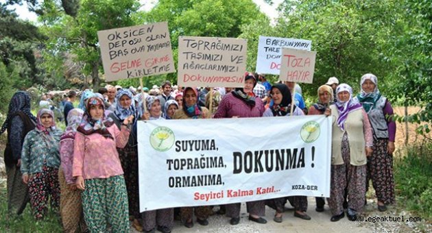 Ödemiş'te taş ocağı isyanı