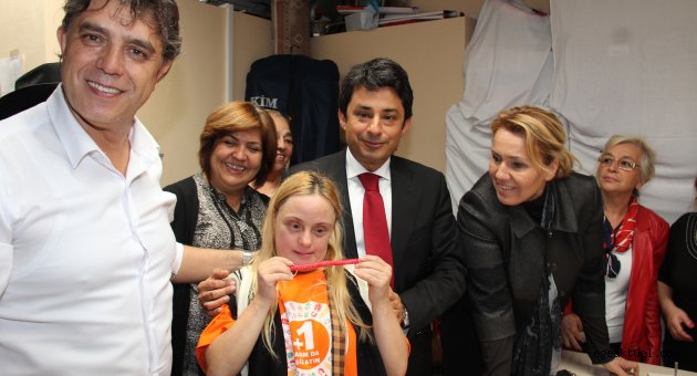 Özel çocuklar file ördü