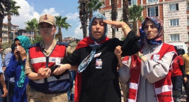 Şehitlerimizi sonsuzluğa uğurladık