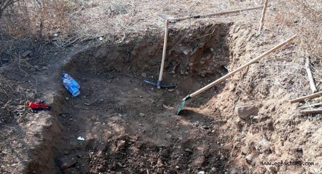 Selçuk'ta kaçak kazıya 5 gözaltı