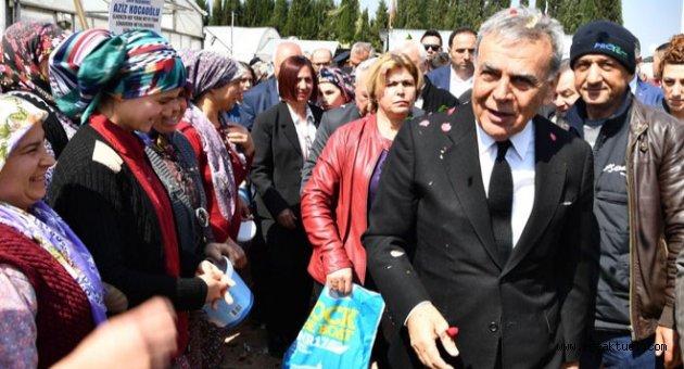 Sözleşmeyle bölgedeki üreticinin yüzü bir kez daha güldü.
